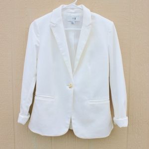 White Oversized blazer